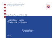 Bürgerforum Windenergie Bad Orb Dr. Justus Brans - Energieland ...