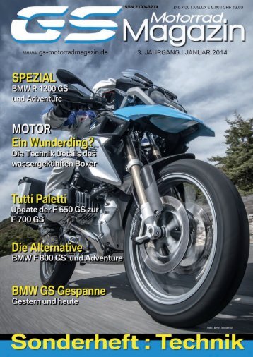 GS Motorrad Magazin Sonderheft TECHNIK SO1/2014