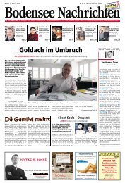 Goldach im Umbruch - Aktuelle Ausgabe