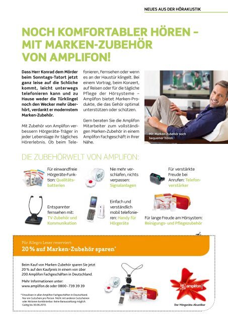 Allegro - 01/2013 - Amplifon Deutschland GmbH