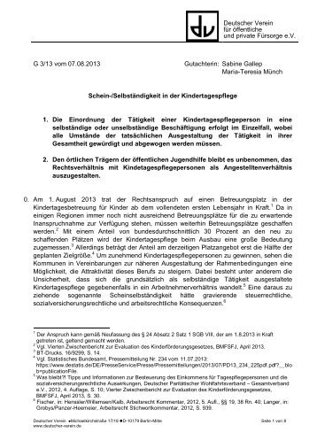 Vollständiges Gutachten vom 7. August 2013 im PDF-Format