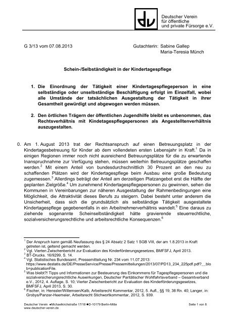 Vollständiges Gutachten vom 7. August 2013 im PDF-Format