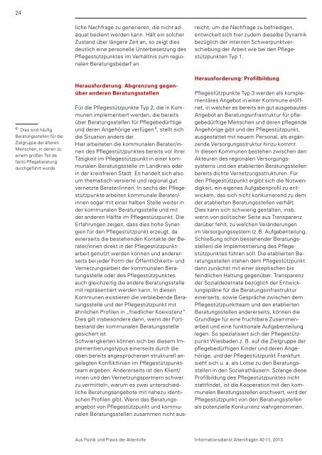 Heft 01/2013 - Deutsches Zentrum für Altersfragen