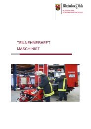 Teilnehmerheft - Feuerwehr