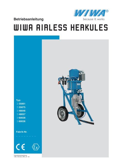 WIWA AIRLESS HERKULES