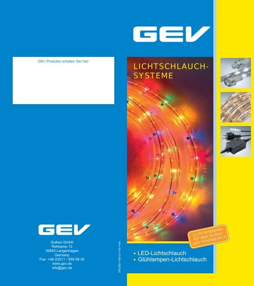 Der Lichtschlauch - GEV