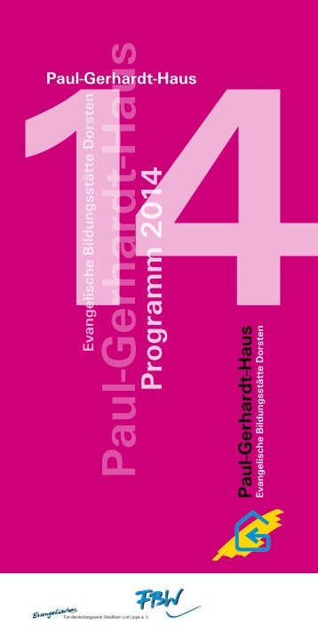 Programm 2014 als Druckversion (PDF) - Paul-Gerhardt-Haus, Ev ...
