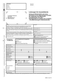 Antrag auf Leistungen für Auszubildende - Landkreis Bautzen