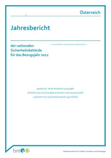 Jahresbericht der nationalen Sicherheitsbehörde für das Bezugsjahr ...