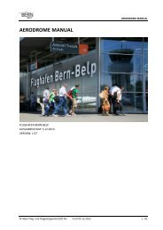 AERODROME MANUAL - Bern-Belp