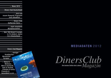 DinersClub MEDIADATEN - Diners Club Deutschland