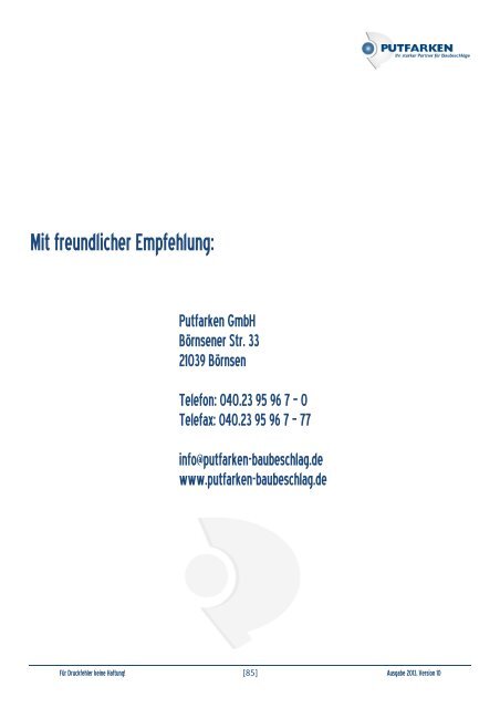 Montagekatalog 2013 [Qualität montieren.]