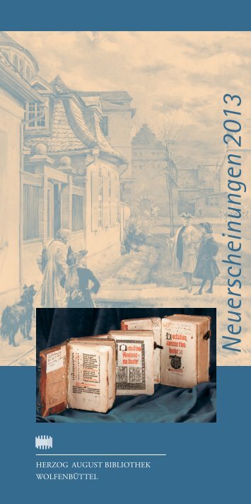 catalogue of new publications - Herzog August Bibliothek Wolfenbüttel