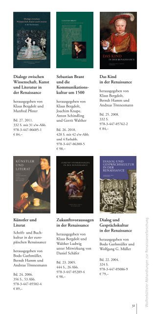 catalogue of new publications - Herzog August Bibliothek Wolfenbüttel