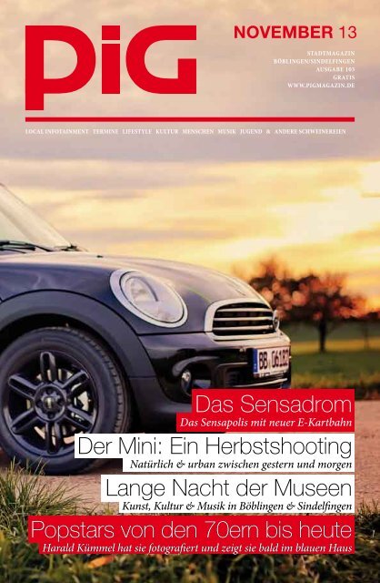 Das Sensadrom Der Mini: Ein Herbstshooting Lange ... - PIGmagazin