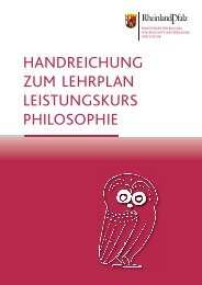 handreichung zum lehrplan leistungskurs philosophie