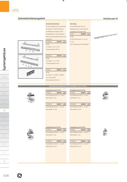 Produktkatalog - G E Power Controls