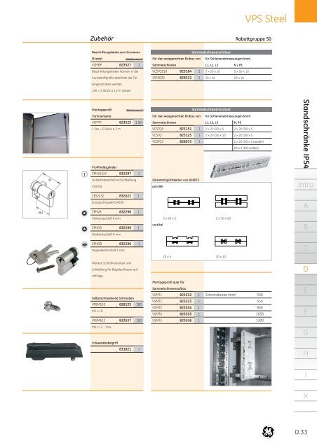 Produktkatalog - G E Power Controls