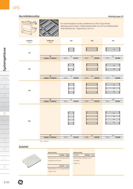 Produktkatalog - G E Power Controls