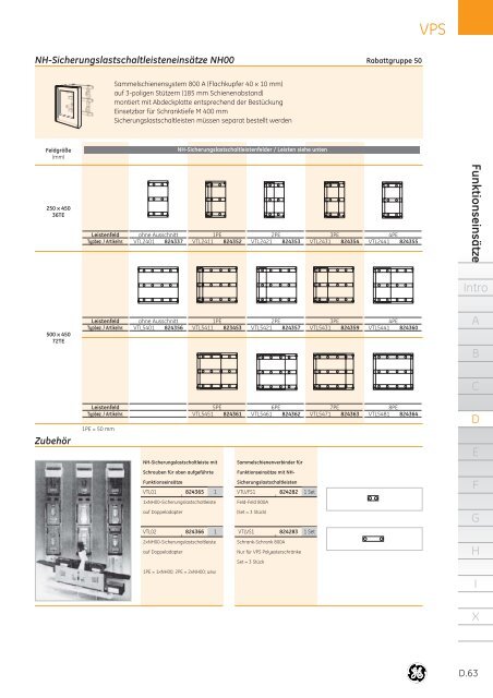 Produktkatalog - G E Power Controls