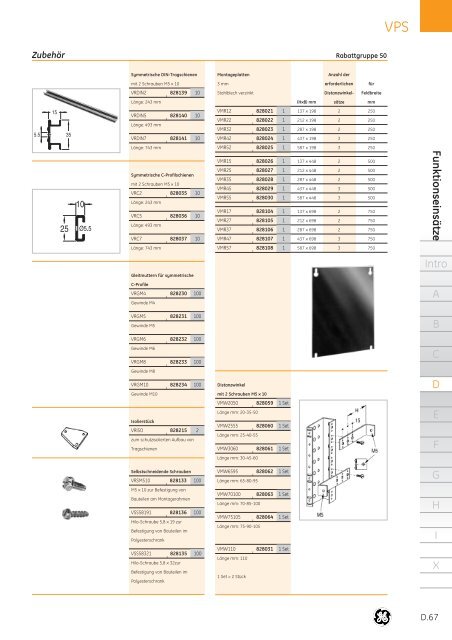 Produktkatalog - G E Power Controls