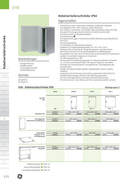 Produktkatalog - G E Power Controls