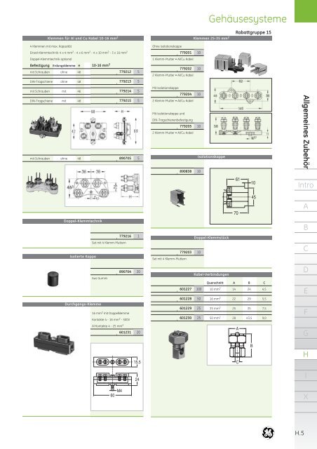 Produktkatalog - G E Power Controls