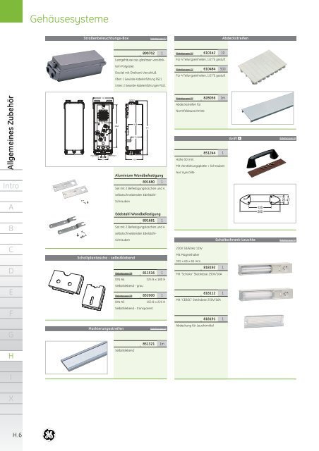 Produktkatalog - G E Power Controls