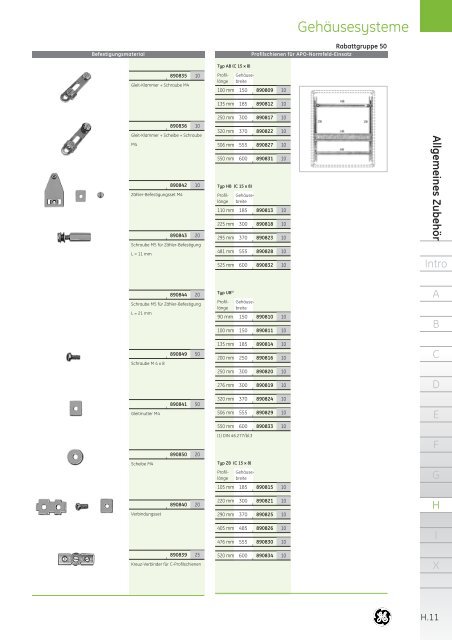 Produktkatalog - G E Power Controls