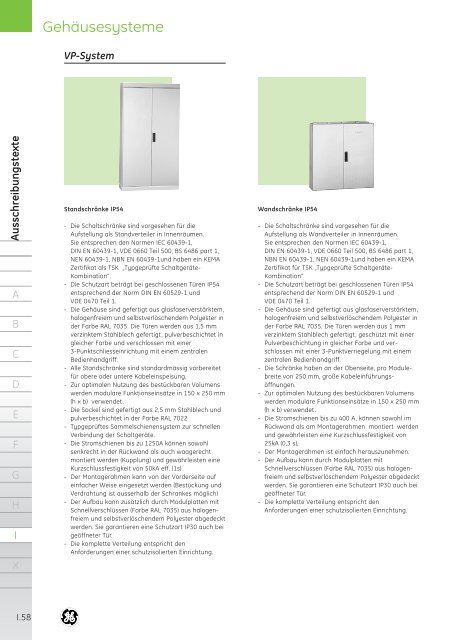 Produktkatalog - G E Power Controls