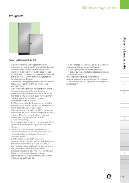 Produktkatalog - G E Power Controls