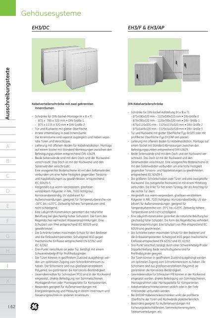 Produktkatalog - G E Power Controls