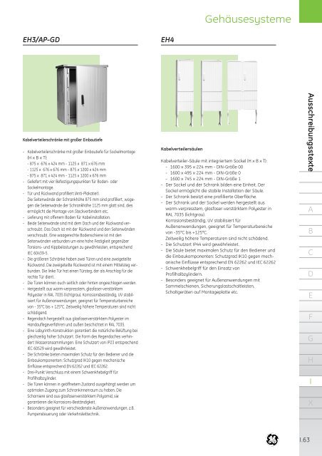 Produktkatalog - G E Power Controls