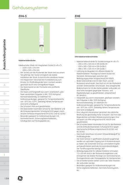 Produktkatalog - G E Power Controls