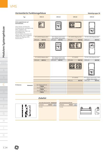 Produktkatalog - G E Power Controls