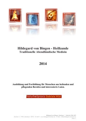 Seminarübersicht und Termine (PDF-Datei) - Hildegard von Bingen ...