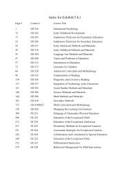 Index for ExhibitI.5.b.1 - Huntington University