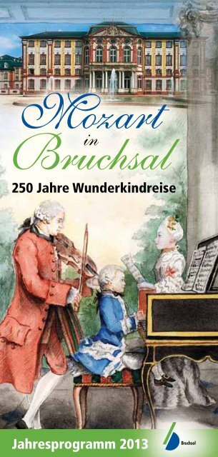 Broschüre "Mozart in Bruchsal"