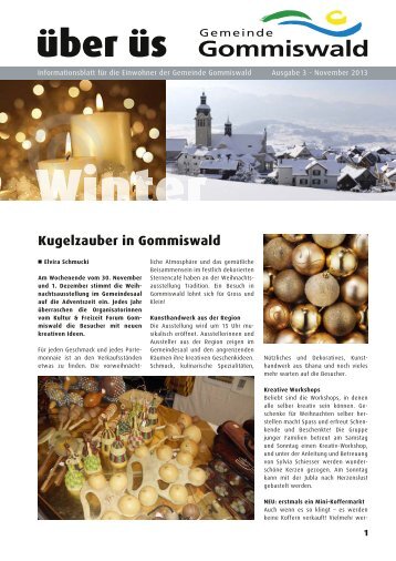 Ausgabe 03 [PDF, 4.00 MB] - Gemeinde Gommiswald