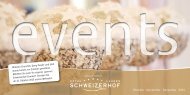 Event-Broschüre 6.52 MB Download - Schweizerhof Luzern