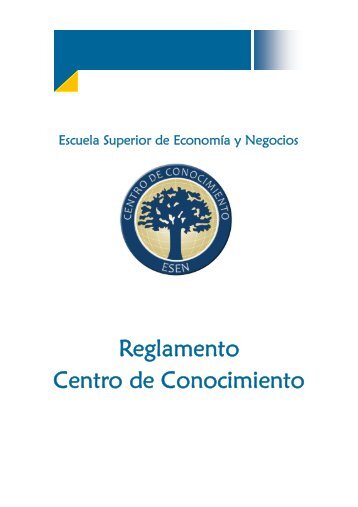 Reglamento Centro de Conocimiento