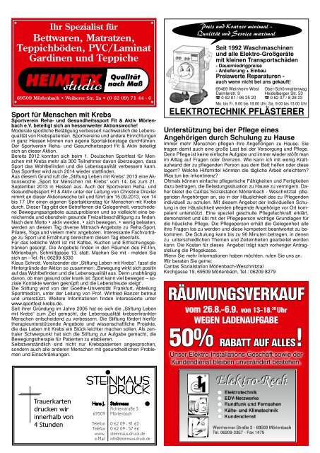 Mörlenbacher Gemeinde-Rundschau - gemeinde-rundschau.de