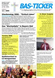 Glaubenstag 2006 - Bund Freikirchlicher Pfingstgemeinden Kdör