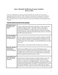 Home Affordable Modification Program Guidelines March 4, 2009