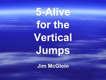 5-Alive For The Vertical Jumps - HurdleCentral.com