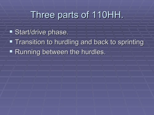 Technique & Training For the 110m Hurdles - HurdleCentral.com