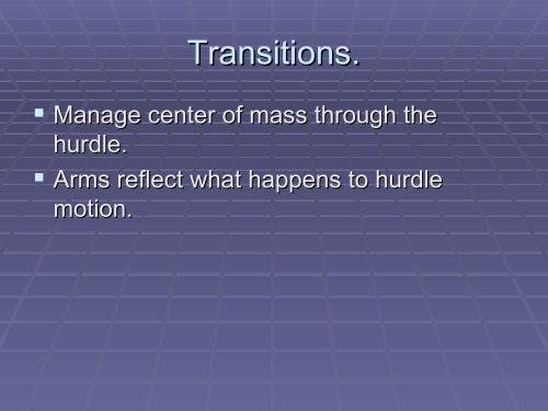 Technique & Training For the 110m Hurdles - HurdleCentral.com