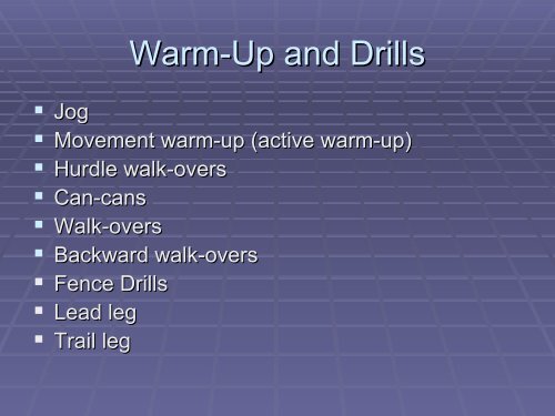 Technique & Training For the 110m Hurdles - HurdleCentral.com