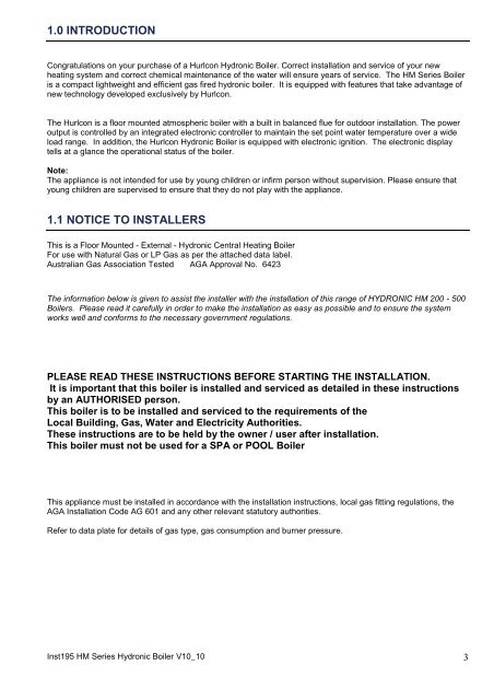 HM Series Hydronic Boiler.pdf - Hurlcon Heating