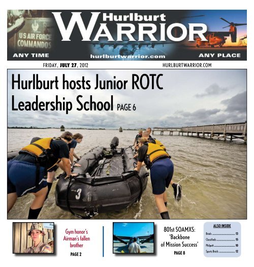 hurlburt hosts Junior rotc leadership School PaGe 6 - Hurlburt Warrior